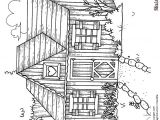 Coloriage Amerique A Imprimer Coloriage Dessin Cottage Maison De Campagne Anglaise