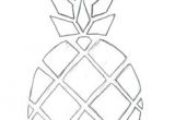 Coloriage Ananas Facile Geometric Pineapple Poster Mozaik Pinterest