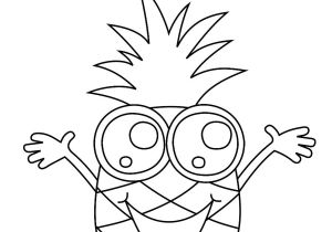 Coloriage Ananas Kawaii Coloriage Dessin Ananas Kawaii Jecolorie