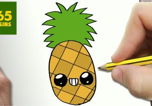 Coloriage Ananas Kawaii Ment Dessiner Ananas Kawaii étape Par étape – Dessins Kawaii