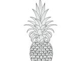 Coloriage Ananas Mandala Ananas Fleuri Tirac Par La Main Fruit Exotique Tribal De Zentangle