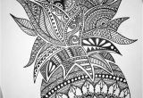 Coloriage Ananas Mandala Pineapple Mandala Zentangle … Beauty Tatoos