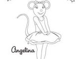 Coloriage Angelina Ballerina Coloriages   Télécharger Angelina Ballerina