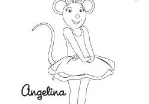 Coloriage Angelina Ballerina Coloriages   Télécharger Angelina Ballerina