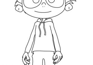 Coloriage Angelo La Débrouille Coloriage Angelo La Debrouille sourire Jecolorie