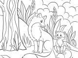 Coloriage Animaux Bord De Mer Un Coloriage De Renard Pour Petits Rusés