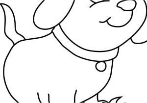 Coloriage Animaux De Compagnie Dessin De Chiot Trop Mignon