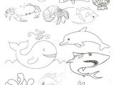 Coloriage Animaux De La Mer En Ligne Coloriage Animaux Marins