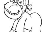 Coloriage Animaux Gorille Coloriage Le Bébé Gorille Hypnotisé