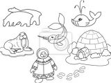 Coloriage Animaux Polaires Imprimer Coloriage Esquimau   Imprimer