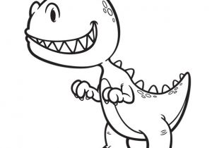 Coloriage Animaux Pour Petit Dessin Pour Enfant Coloriage D’un Petit Dinosaure T Rex