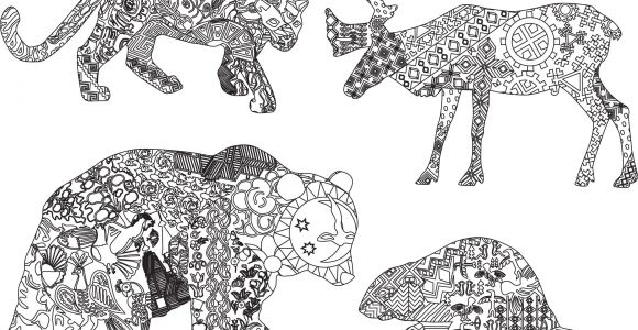 Coloriage Animaux Sauvages Difficile Coloriage Anti Stress Animaux Tigre