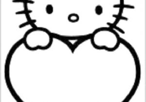 Coloriage Anniversaire Hello Kitty Hello Kitty with the Coat Arms Love Coloring Page