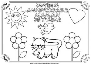 Coloriage Anniversaire Papy 60 Ans Coloriage Anniversaire Maman