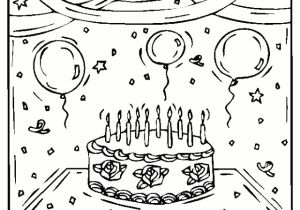 Coloriage Anniversaire Papy 60 Ans Doğum Günü Pastası Boyamaları