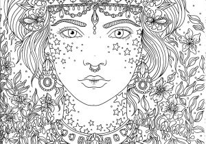 Coloriage Anniversaire Pour Adulte Coloriage Adulte Princesse Fleurs Dessin 3371 Coloriage