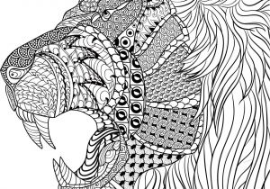 Coloriage Anti Stress Adulte A Imprimer Coloriage Lion Adulte Anti Stress Dessin