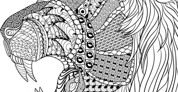 Coloriage Anti Stress Adulte A Imprimer Coloriage Lion Adulte Anti Stress Dessin