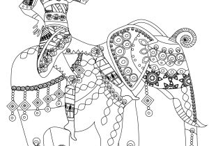 Coloriage Anti Stress Cultura India south Africa Coloriage De éléphant
