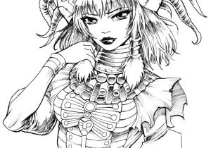 Coloriage Anti Stress Manga Servant Of the Empress Imperatrice by Karafactory On Deviantart