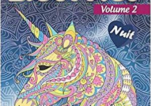 Coloriage Anti Stress Pour Enfant Coloriage Licornes 2 Nuit Livre De Coloriage Pour Adultes