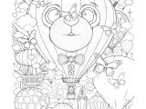 Coloriage Anti Stress Zen Free Coloring Page Coloriage Adulte Montgolfiere Zen Anti