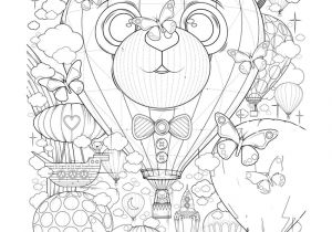 Coloriage Anti Stress Zen Free Coloring Page Coloriage Adulte Montgolfiere Zen Anti