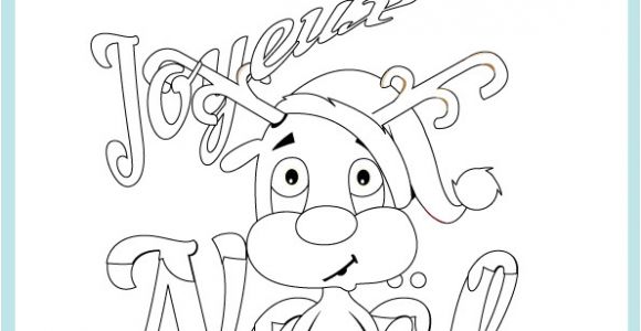 Coloriage Apprenti Pere Noel L Activité Du Mercredi Le Coloriage Du Renne De No L