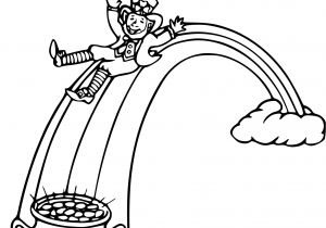Coloriage Arc En Ciel à Imprimer Coloriage Arc En Ciel Saint Patrick à Imprimer Sur