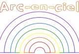 Coloriage Arc En Ciel à Imprimer Coloriage ☆ Anniversaire Arc En Ciel Pinterest