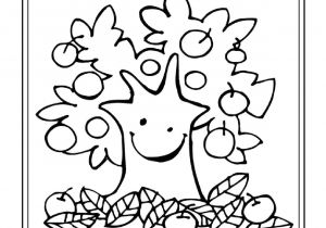 Coloriage as De Pique Herfst Appelboom