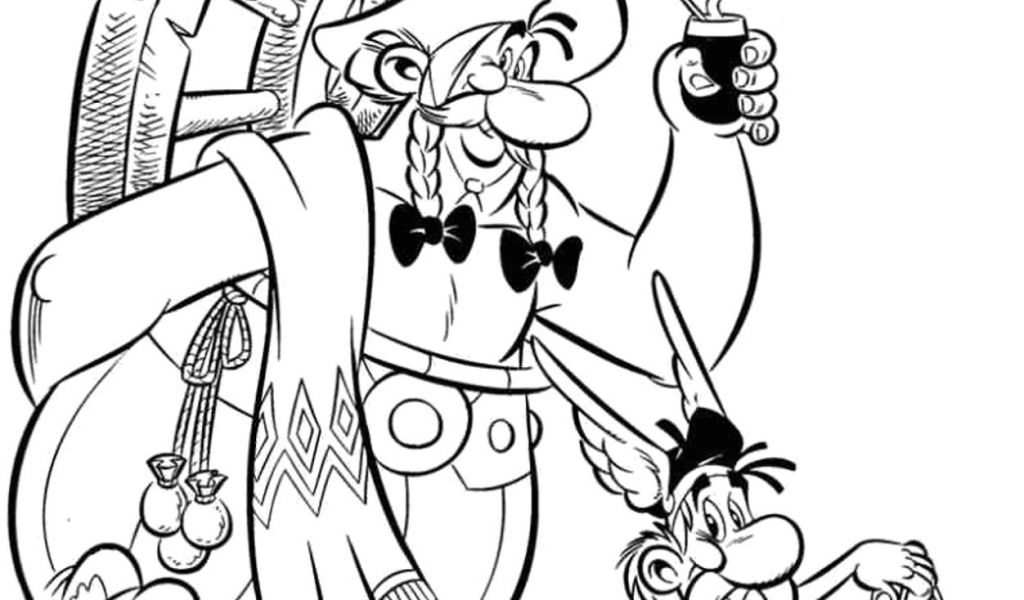 Coloriage astérix Et Obélix Aux Jeux Olympiques asterix & Obelisk