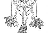 Coloriage attrape Reve A Imprimer attraoe Reve attrape Rêves Dreamcatchers Coloriages
