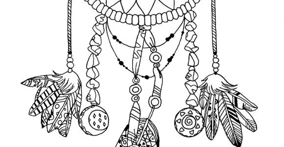 Coloriage attrape Reve A Imprimer attraoe Reve attrape Rêves Dreamcatchers Coloriages