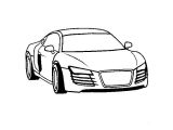 Coloriage Audi R8 Coloriage Audi R8 Dessin
