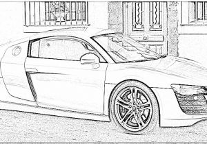 Coloriage Audi R8 Coloriages   Imprimer Audi Numéro