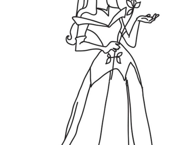 Coloriage Aurore à Imprimer Coloriage Princesse Aurore Disney Princess