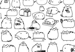 Coloriage Automne En Ligne Gratuit à Imprimer Dessin Chat Kawaii A Imprimer