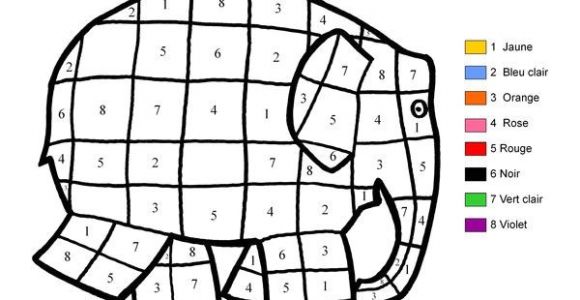 Coloriage Avec Code Couleur A Imprimer épinglé Sur Numération