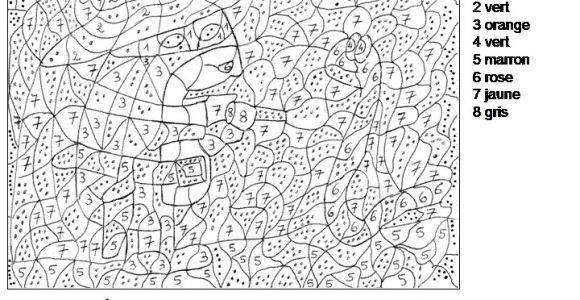 Coloriage Avec Numero A Imprimer Dessin A Numero A Colorier A Imprimer