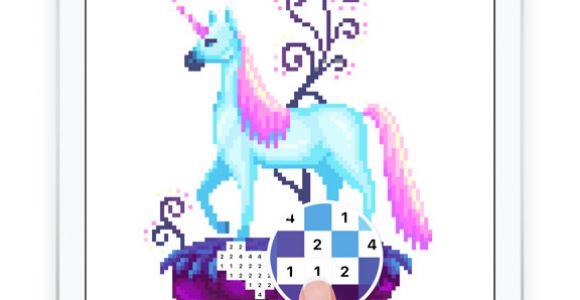 Coloriage Avec Numéro Couleur Pixel Art Couleur Par Numéro Iappstop