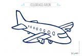 Coloriage Avion à Réaction Coloriage Avion Momes