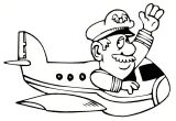 Coloriage Avion à Réaction Image Davion A Colorier