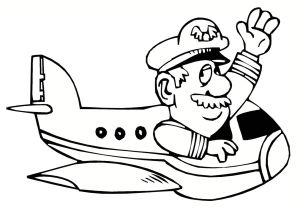 Coloriage Avion à Réaction Image Davion A Colorier