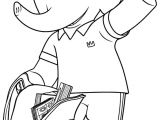 Coloriage Babar Et Badou Coloriage Badou Et son Cartable