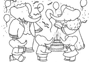Coloriage Babar Gratuit 74 Dessins De Coloriage Babar   Imprimer Sur Laguerche Page 3