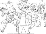 Coloriage Bakugan Battle Planet Characters From Bakugan Battle Planet Coloring Page