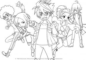 Coloriage Bakugan Battle Planet Characters From Bakugan Battle Planet Coloring Page