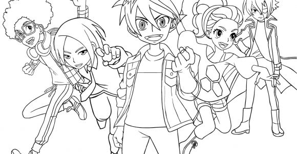 Coloriage Bakugan Battle Planet Characters From Bakugan Battle Planet Coloring Page
