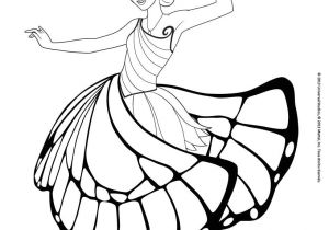 Coloriage Ballerina Camille Coloriage Barbie Mariposa Dans La Salle De Bal